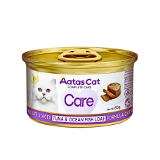 Aatas Cat Complete Care Tuna & Ocean Fish Loaf 80g, AAT3491, cat Wet Food, Aatas, cat Food, catsmart, Food, Wet Food